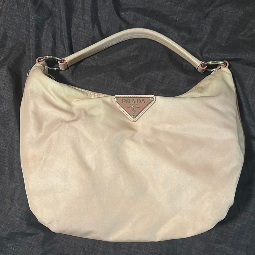 Prada Baby Pink Hobo Bag